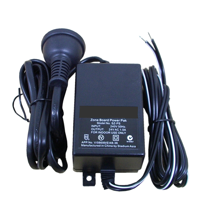 Zone transformer on white background