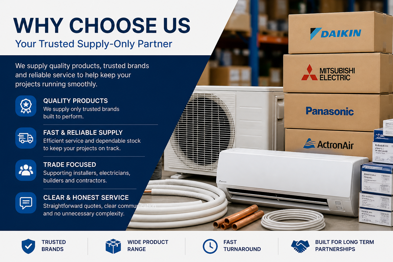 Why Choose Us | Trusted Supply-Only Partner for Quality Products