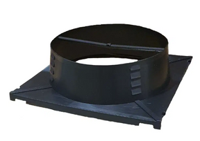airconditioning neck adapter on white background