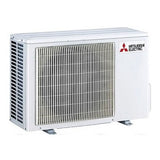 Mitsubishi Electric air conditioner AP20 outdoor unit on a white background