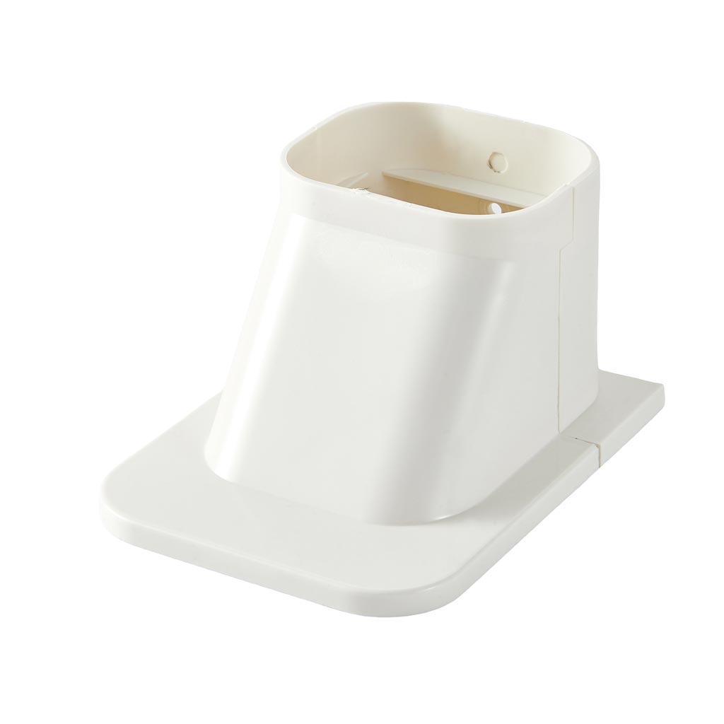 80mm plastic ceiling cap on white background