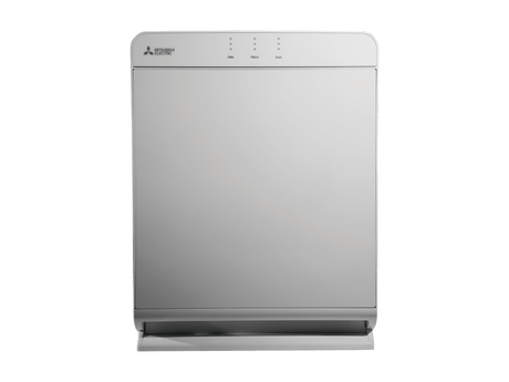 Mitsubishi Electric air purifier on background
