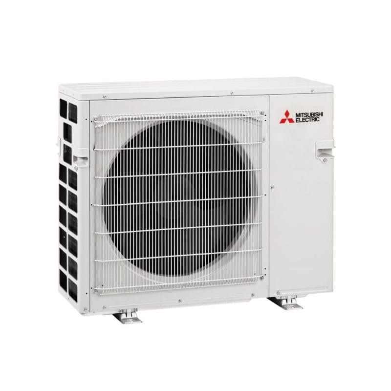Mitsubishi electric multi on white background