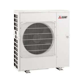 Mitsubishi air conditioning unit on a white background
