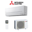 Mitsubishi Electric air conditioning system with indoor and outdoor units on a white background