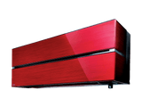 Mitsubishi Electric Red indoor unit on background