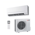 Mitsubishi air conditioning unit on a white background