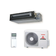 Mitsubishi Heavy air conditioning unit with remote control on a white background