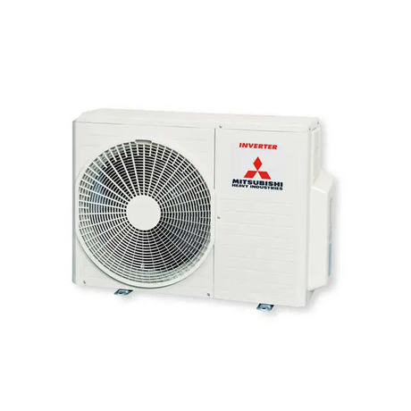 Mitsubishi air conditioning unit on a white background