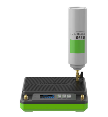 Wipcool hydrocarbon scale with bottle example on white background