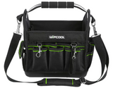Black tool bag with green accents and 'Wipcool' branding on a white background