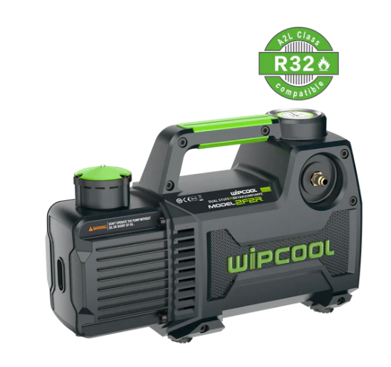 Wipool Vac with green accents on a white background