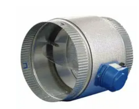 damper motor on white background