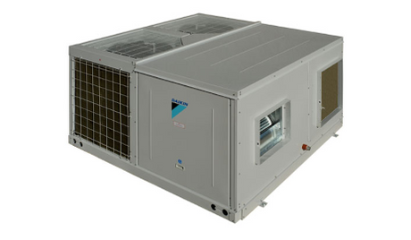 Air conditioning unit on a white background